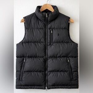 Ralph Lauren Black Puffer Vest